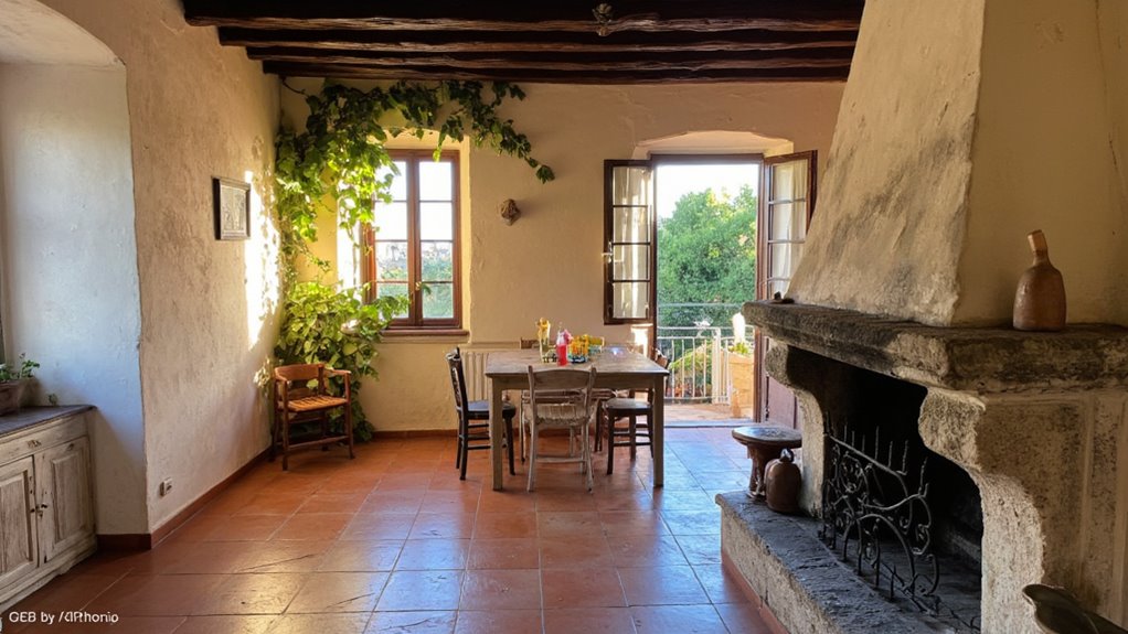 rustic elegance and warmth