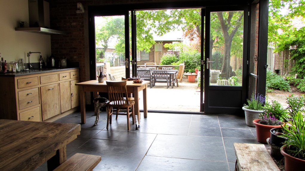 rustic indoor outdoor connection