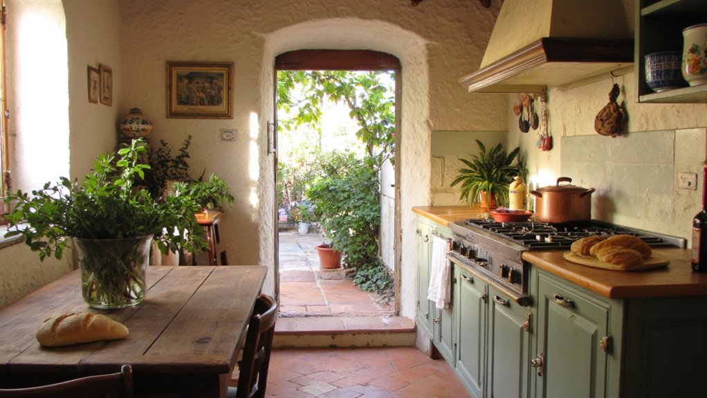 rustic italian kitchen charm
