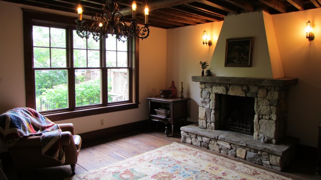 rustic lighting enhances character