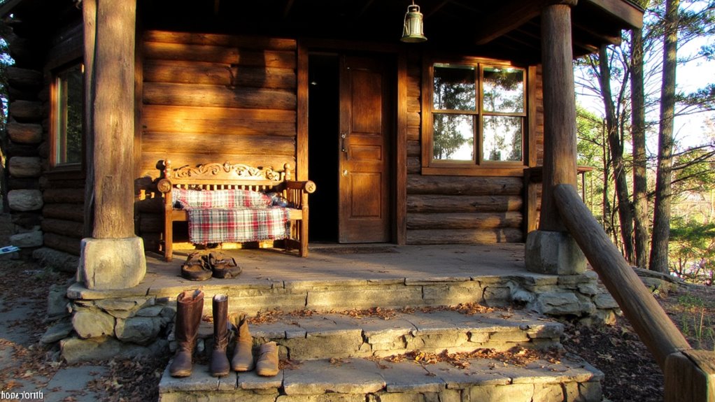 rustic welcoming entryway design