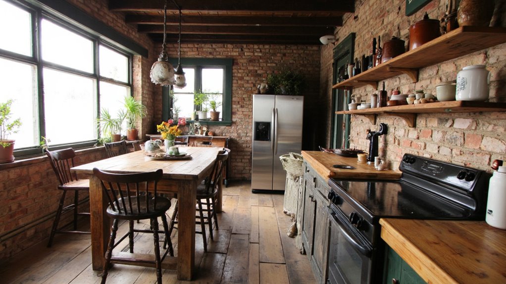 seamless rustic modern integration