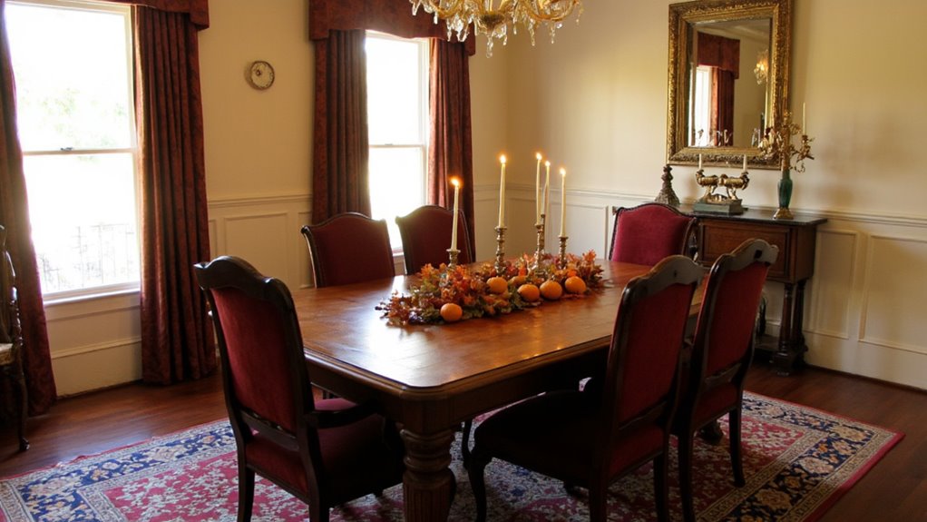 seasonal dining room decor