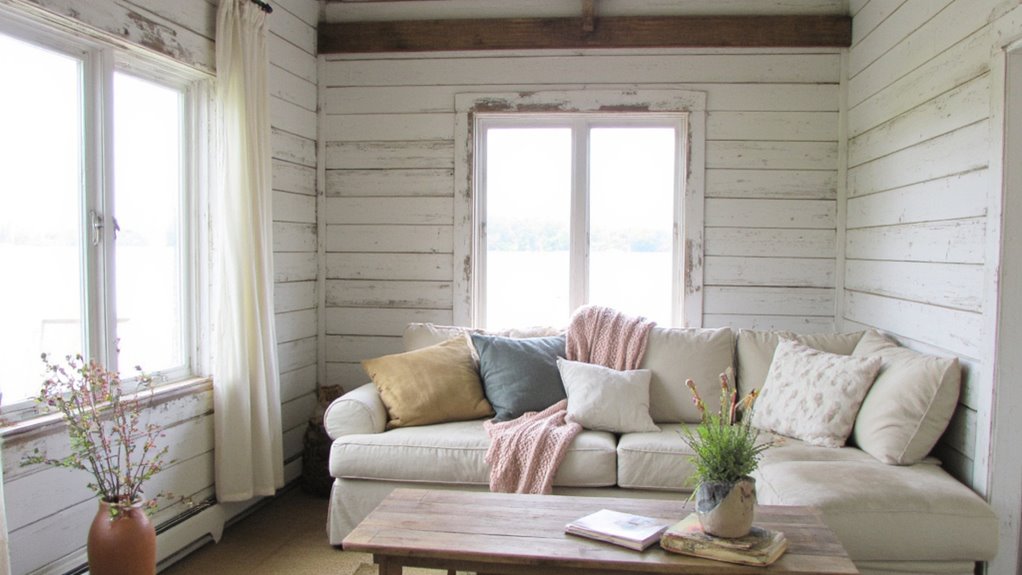 serene rustic color palette