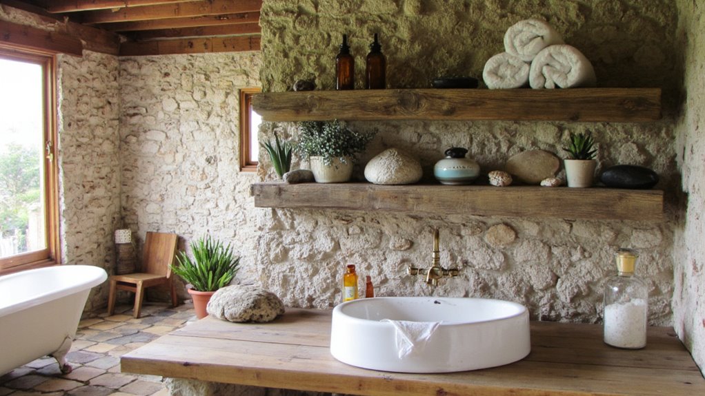 showcase natural decor elegantly