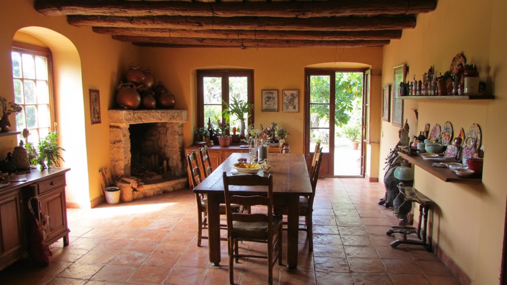 spacious tuscan kitchen design