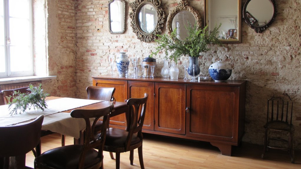 stylish buffet for storage