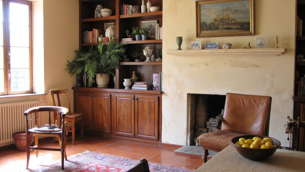 stylish functional built in shelving