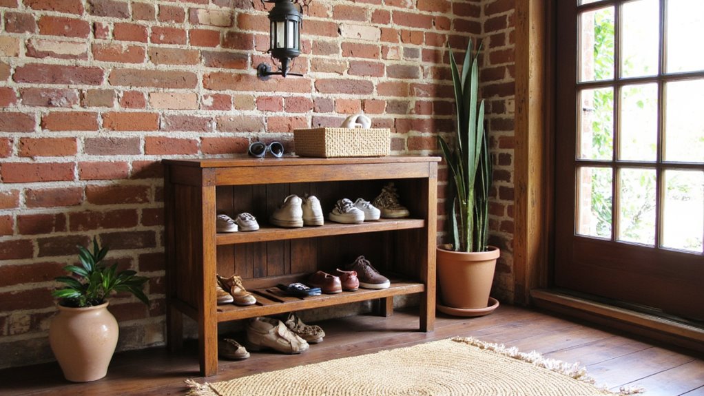 stylish functional shoe rack