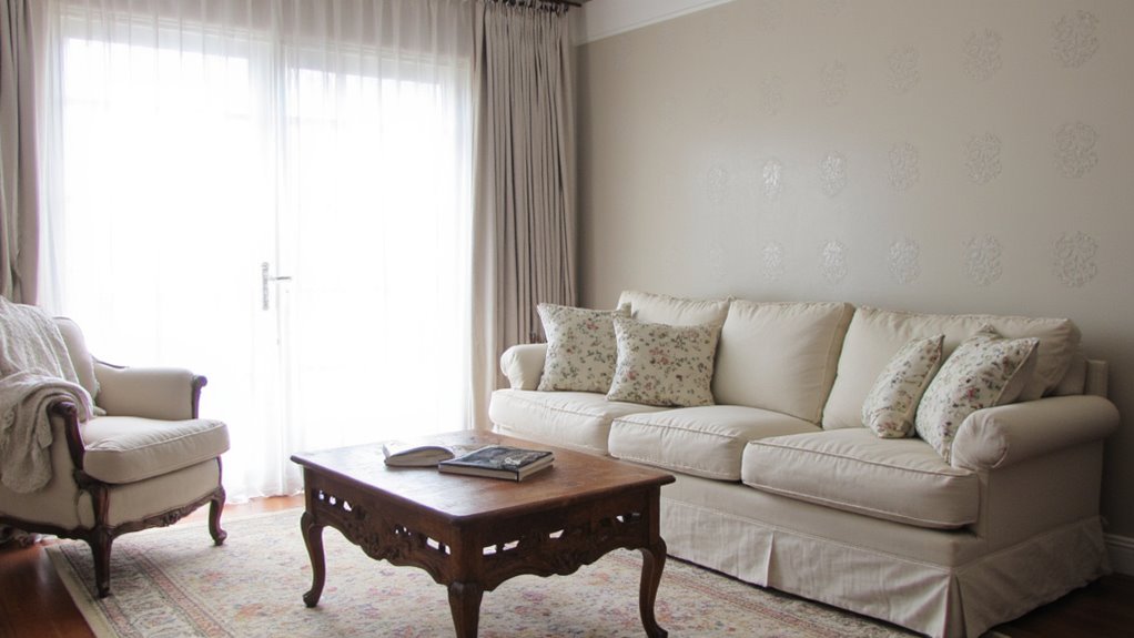 subtle traditional pattern integration