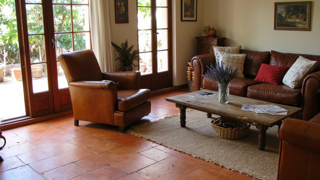 terracotta tiles for warmth