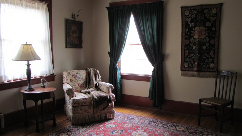 textiles enhance colonial interiors
