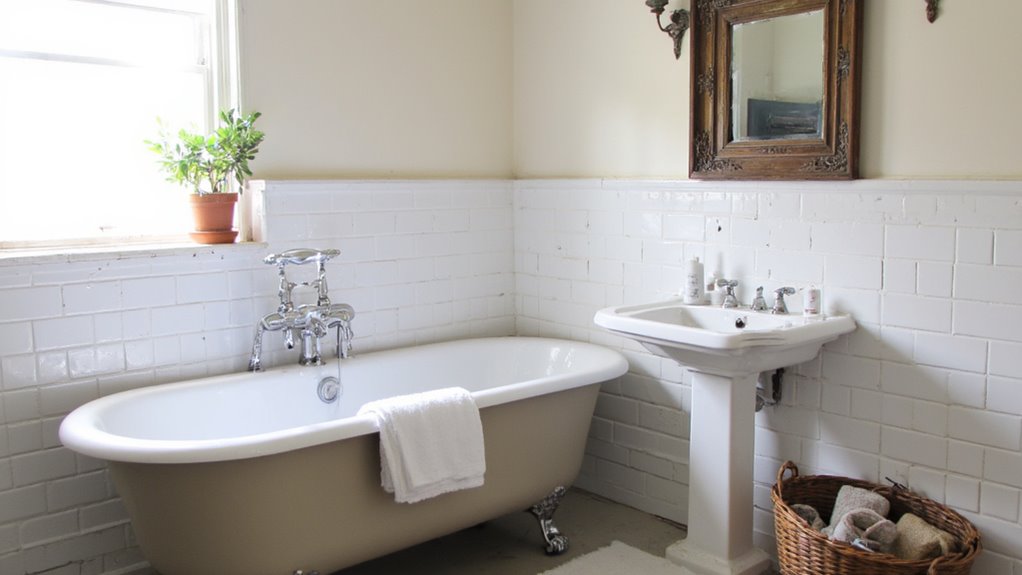 timeless classic bathroom features