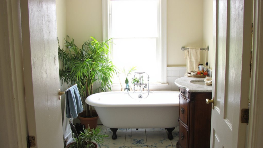 timeless serene bathroom retreat