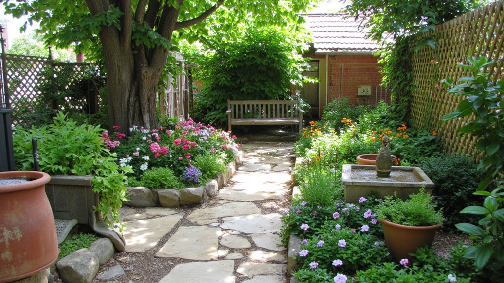 traditional outdoor garden design