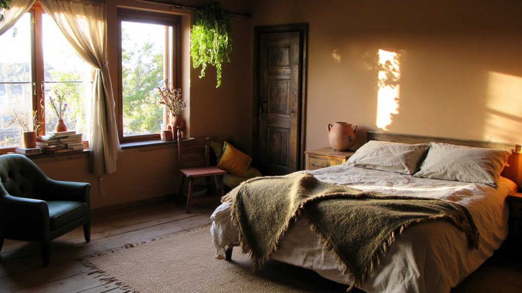 tranquil earthy color palette