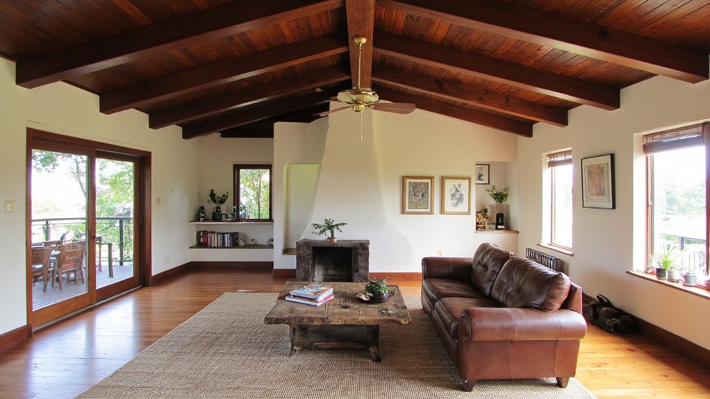 transformative wood accented ceilings