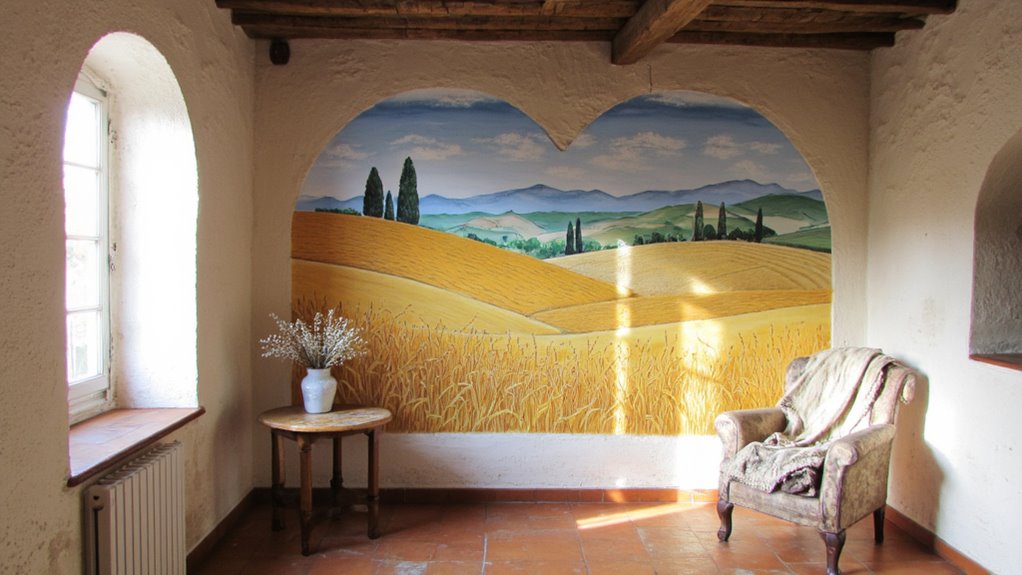vibrant italian mural transformation
