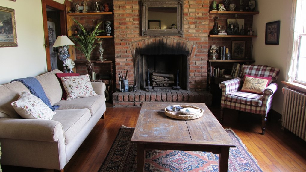 vintage accents add charm