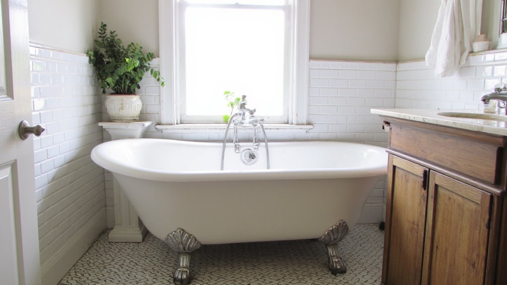 vintage clawfoot tub elegance