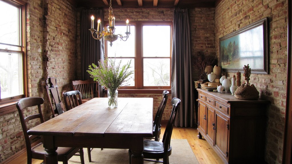 vintage fixtures create ambiance