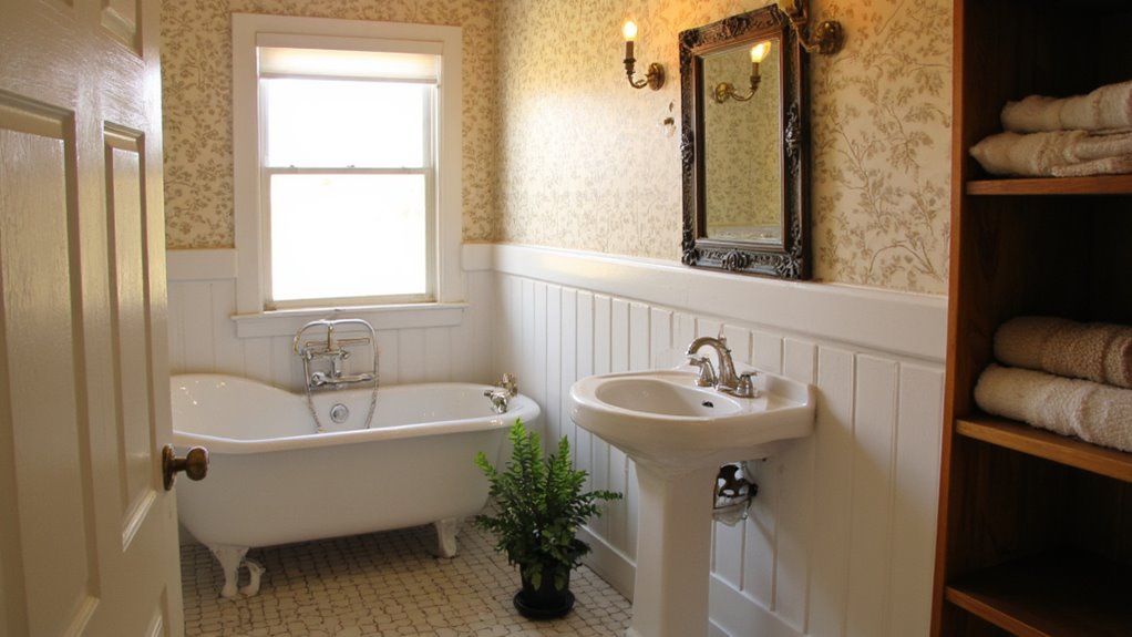 vintage fixtures create ambiance