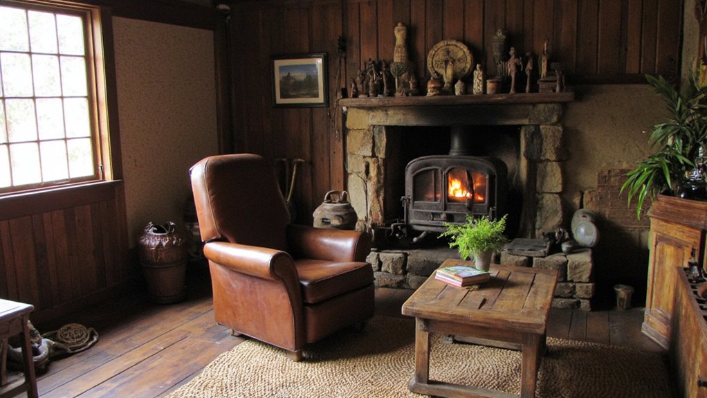 vintage furniture adds character