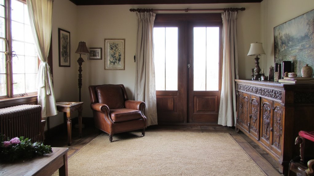 vintage furniture adds charm