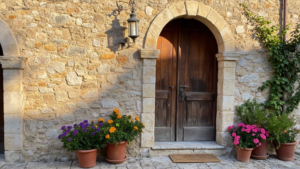 warm elegant inviting entryway