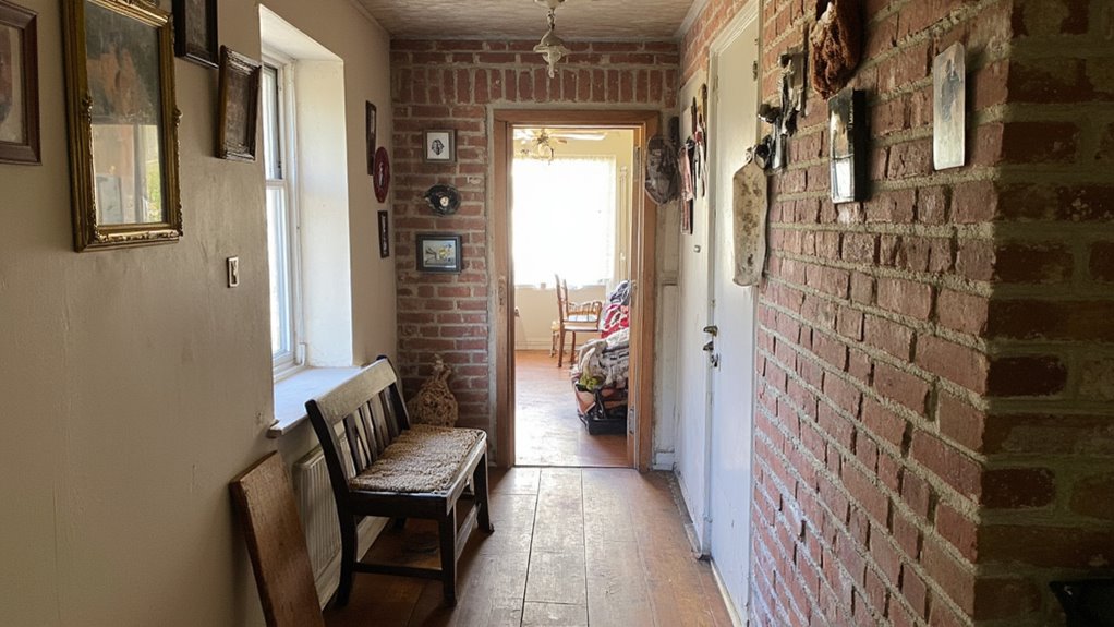 warm family photo display