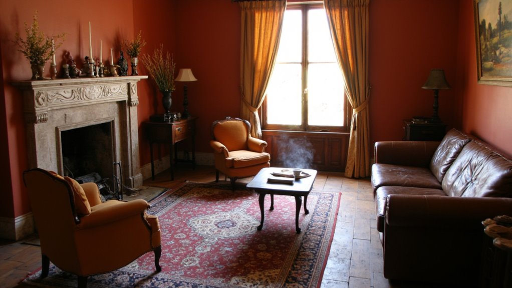 warm inviting color palette