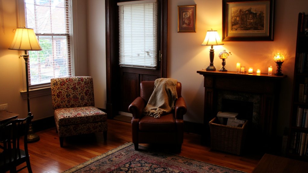 warm lighting for coziness