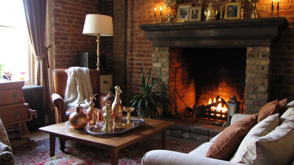 warm metallic accents elegance