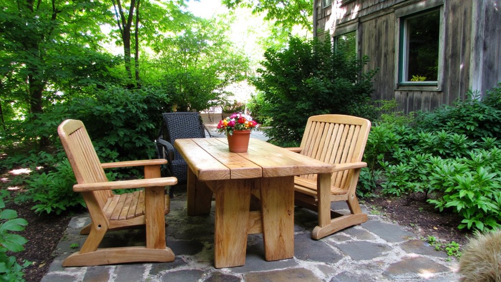 weather resistant wood furniture