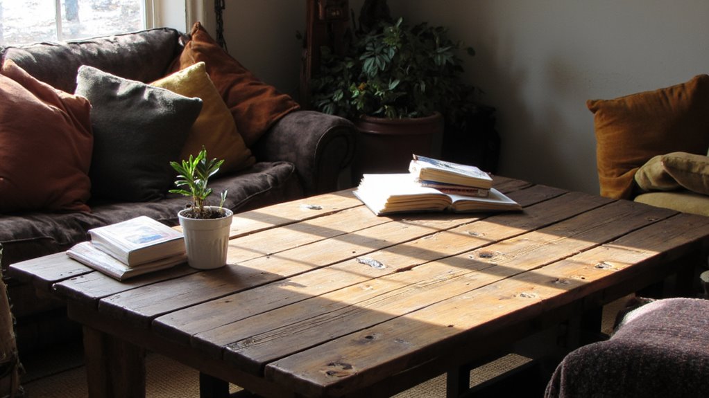 weathered wood furniture warmth