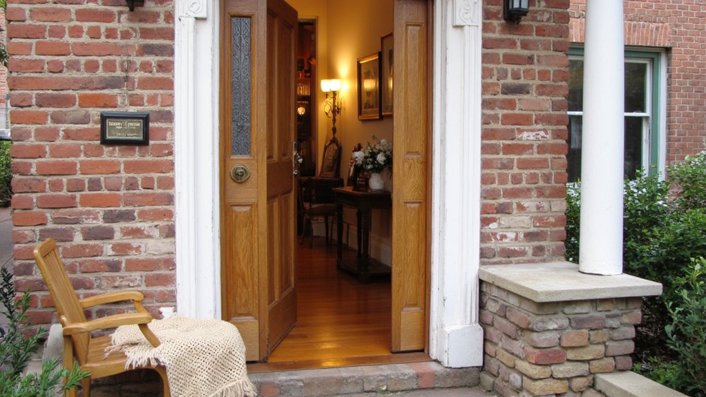 welcoming classic entryway design