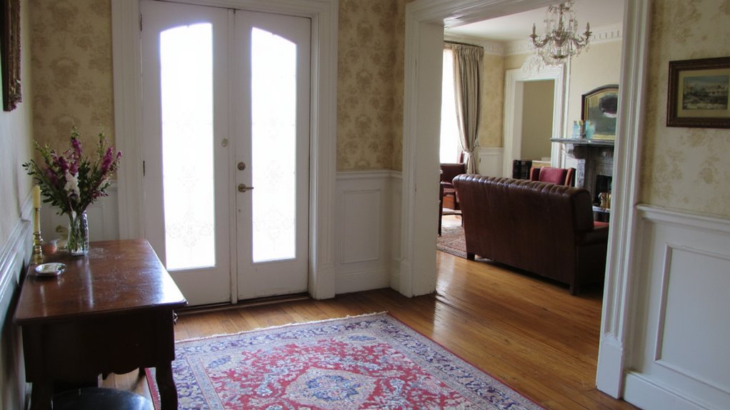 welcoming entryway with warmth