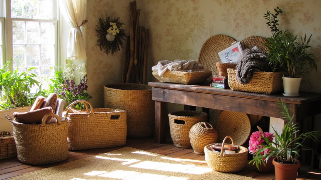 woven baskets for organization