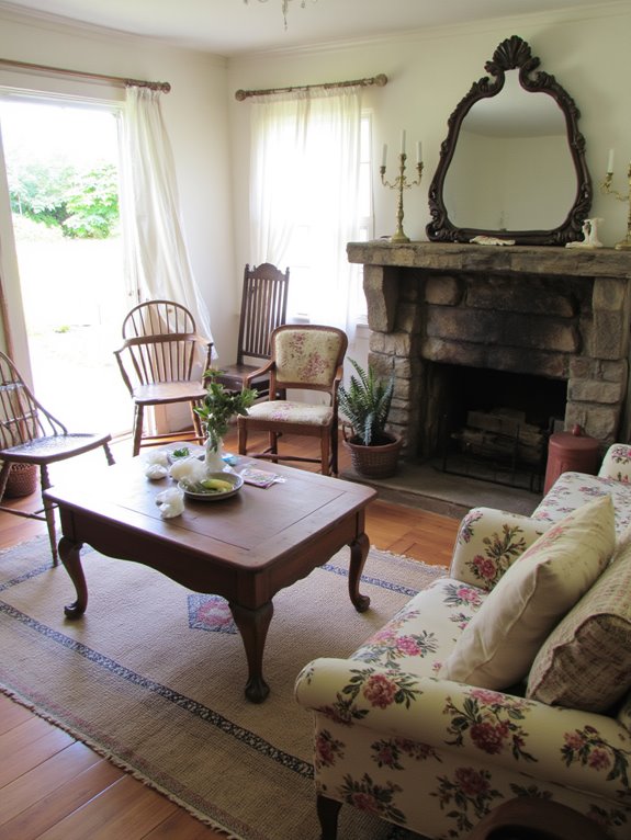 antique finds enhance decor