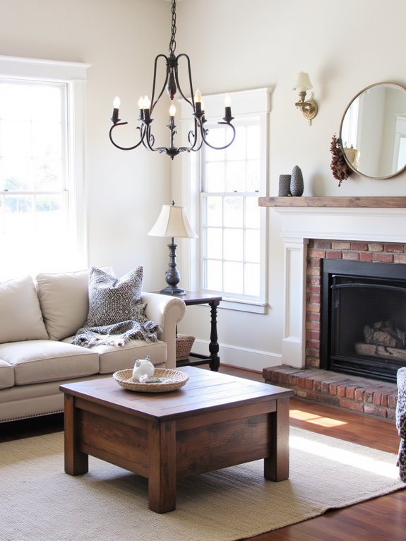 balanced ambiance through lighting