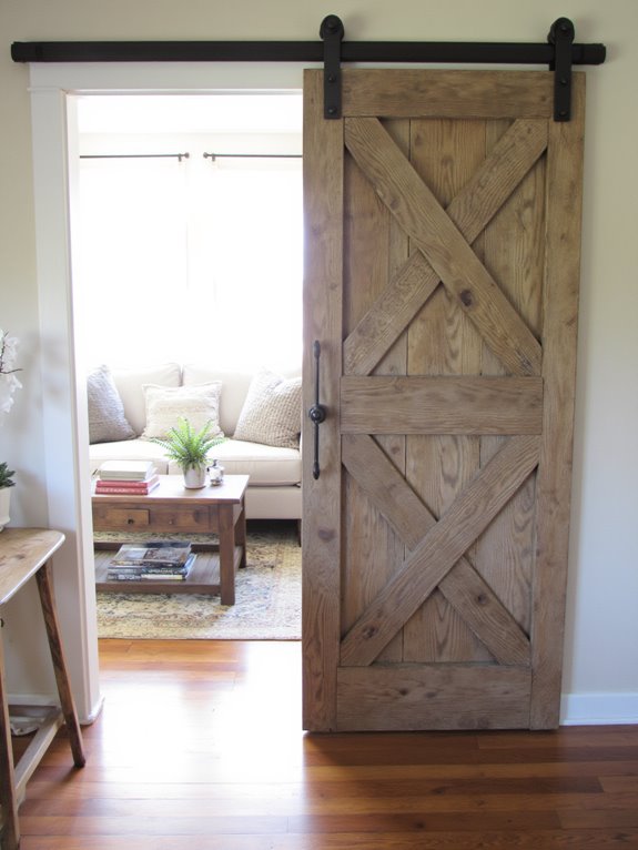 barn doors enhance aesthetics