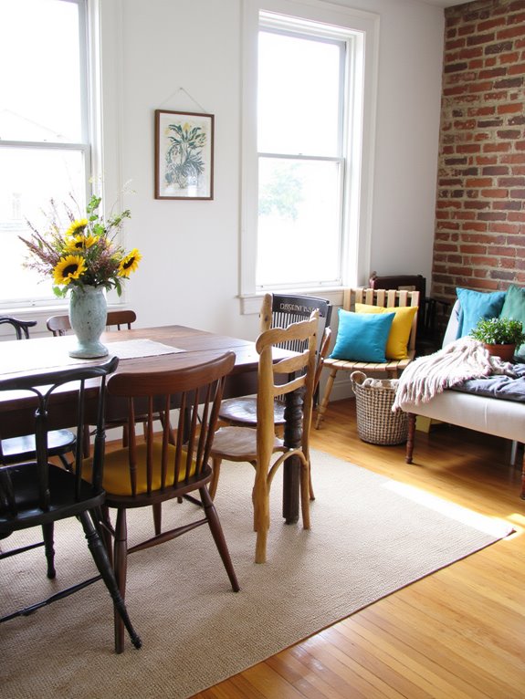 bold accessories enhance contrast