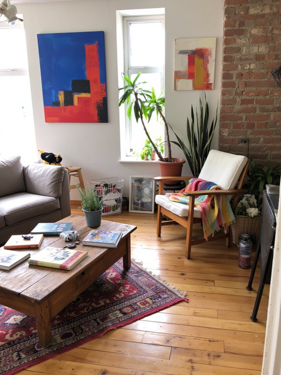 bold artwork energizes decor