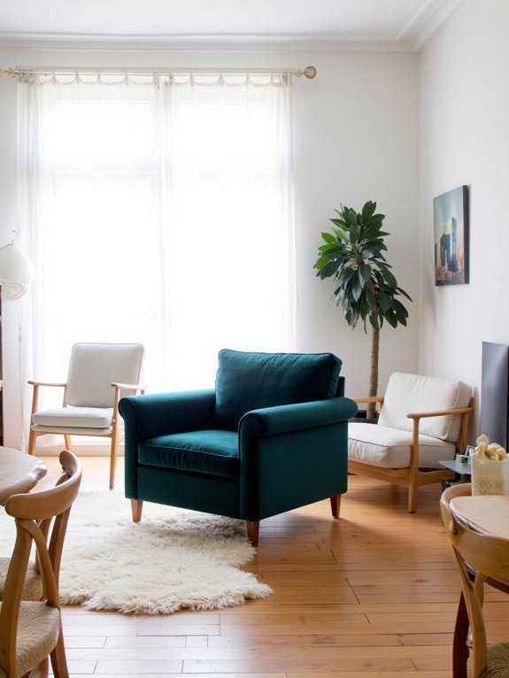 bold artwork enhances living space