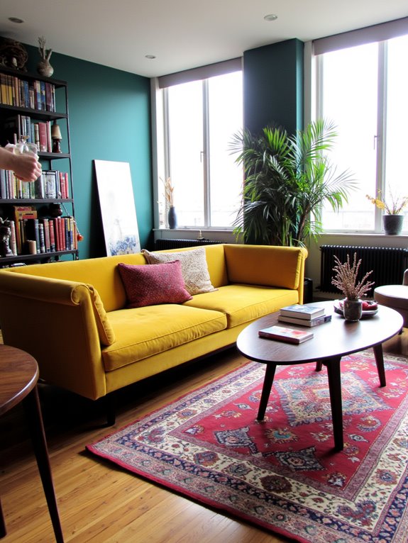 bold colors energize decor