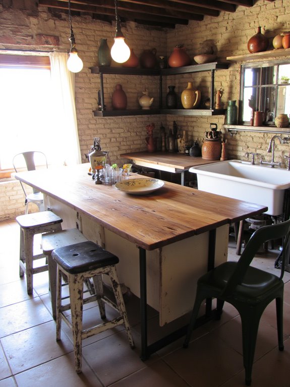 bold functional kitchen centerpiece