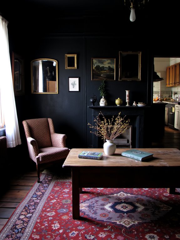 bold patterns dark backgrounds