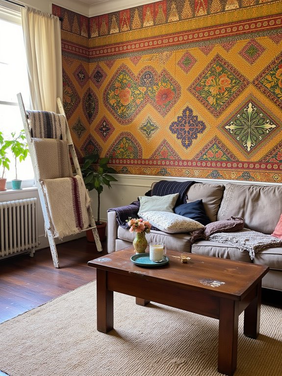 bold wallpaper enhances displays