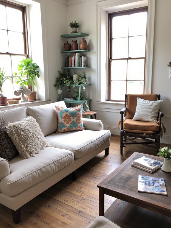 bright airy living retreat