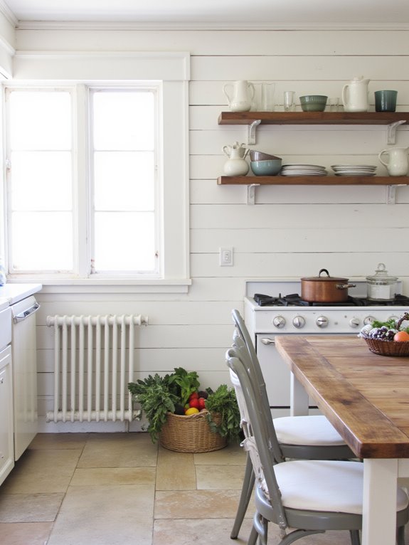 bright inviting neutral kitchen